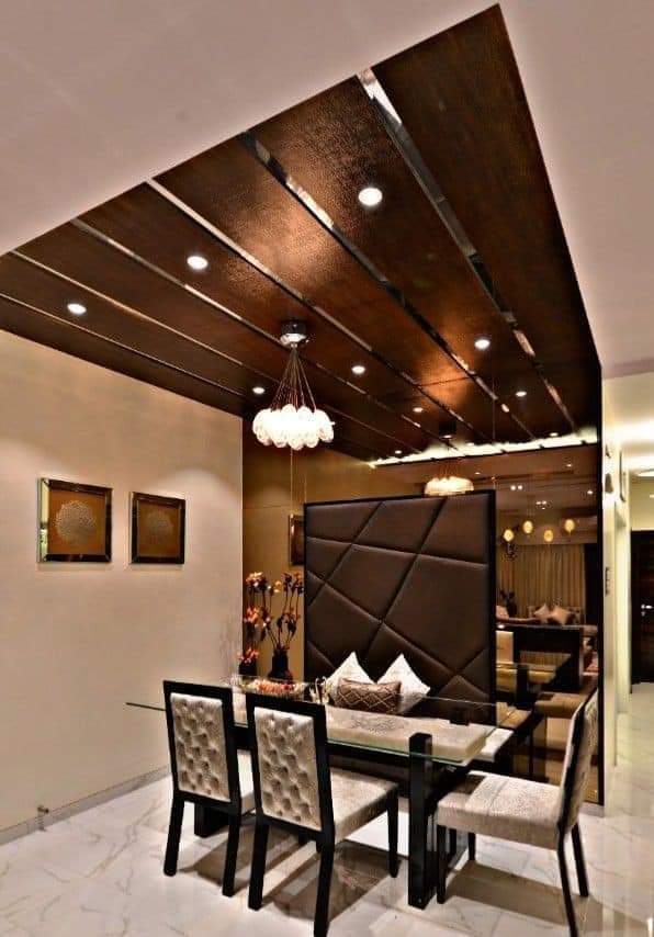 modern dining table interior design Kolkata
